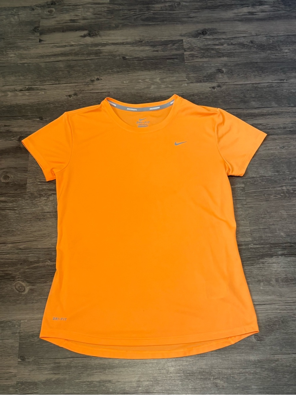 Nike Women's Short Sleeve Dri-FIT Top - Bright Orange
